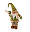 Rustic Forest Christmas Gonk 50cm Standing Gonk With Sack & Green Knitted Hat