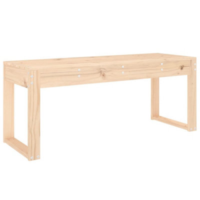 Rustic Garden Bench 110x38x45 cm Solid Wood Pine