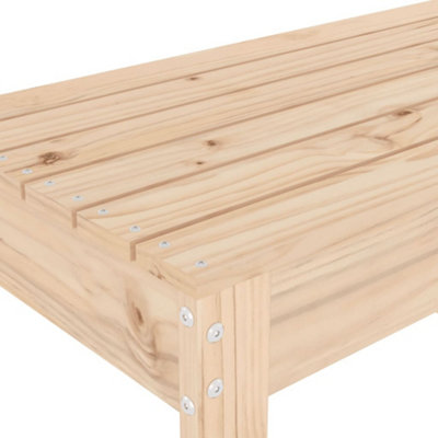 Rustic Garden Bench 110x38x45 cm Solid Wood Pine