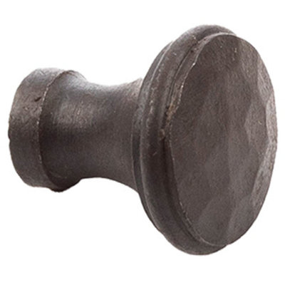 Rustic Hammered Cupboard Knob 20mm in Beeswax Finish - Kitchen Cabinet Knob