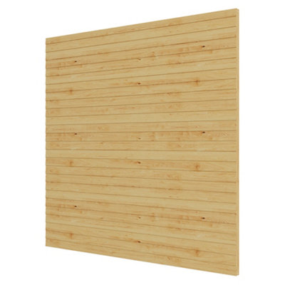 Rustic Interwoven Wooden Fence Panel for Outdoor Living Areas 1.8m x 1.8m