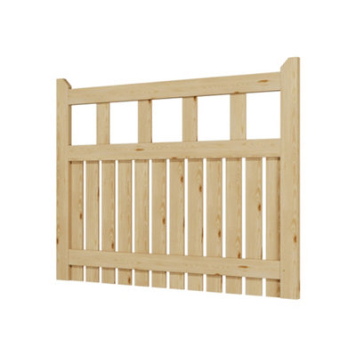 Rustic Latch Wooden Garden Gate 120cm W x 90cm H