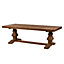 Rustic Reclaimed Elm Refectory Home Furniture Dining Table