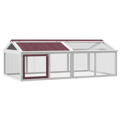 Rustic Run Box Mocha 200x112.5x74 cm Solid Wood Pine