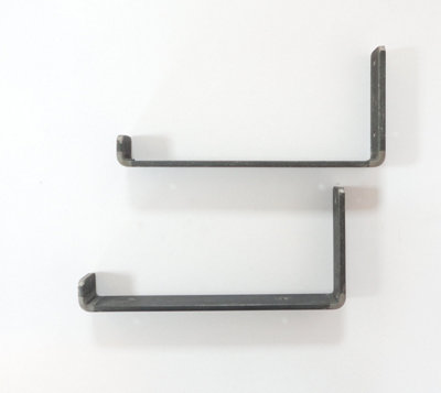 Rustic Scaffold Board Shelf Brackets Heavy Duty Handmade Industrial Steel Metal
