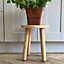 Rustic Small Wooden Stool - Milking stool - Oxford Stool