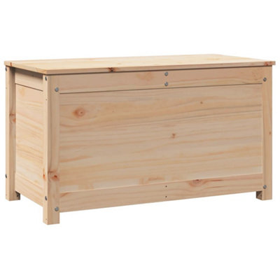 RUSTIC STORAGE BOX 80X40X45.5 CM SOLID WOOD PINE