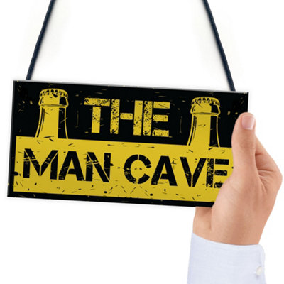 thumbnail image 2 of Zemioy Man Cave Decor Garage Signs For Men Metal Bar Signs Man Cave Sign Funny B 2 of 13