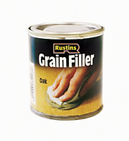 Rustins 230g Grain Filler Tin Oak  Colour