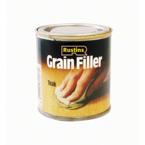 Rustins 230g  Grain filler Tin Teak Colour