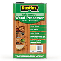 Rustins Advanced Wood Preserver - Clear 1ltr
