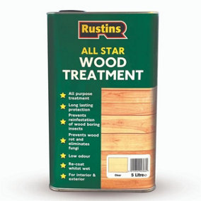 Rustins All Star Wood Treatment - 1ltr