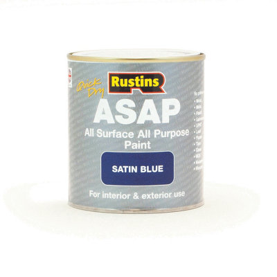 Rustins All Surface All Purpose Paint - Blue 500ml