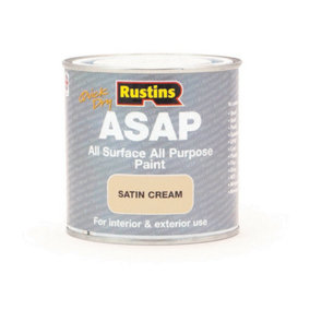 Rustins All Surface All Purpose Paint - Cream 250ml