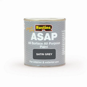 Rustins All Surface All Purpose Paint - Grey 500ml