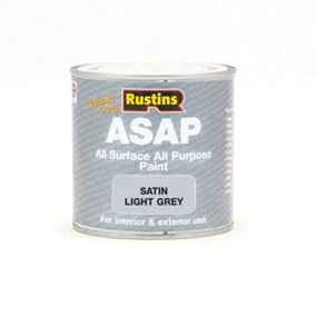 Rustins All Surface All Purpose Paint - Light Grey 250ml