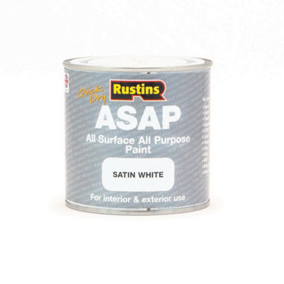 Rustins All Surface All Purpose Paint - White 250ml