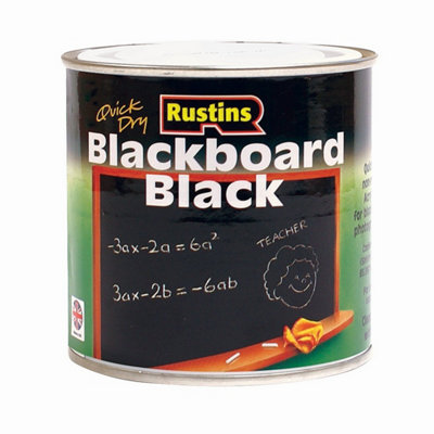 Rustins Satb250 250Ml Quick Dry Paint Satin Black 500Ml : CDs &  Vinyl