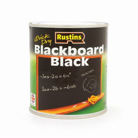 Rustins Blackboard Black Paint - 500ml