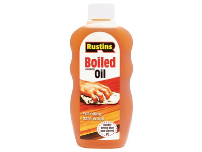 Rustins BOIL300 Boiled Linseed Oil 300ml RUSLOB300 DIY at B&Q