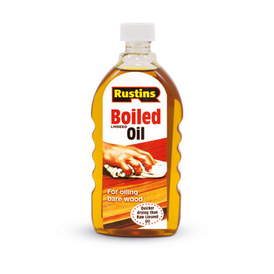 Rustins Boiled Linseed Oil Traditional Wood Restorer & Protect 500ml