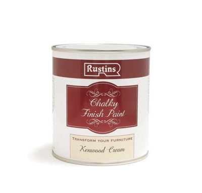 Rustins Chalky Finish Paint - Kenwood Cream 250ml