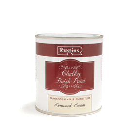 Rustins Chalky Finish Paint - Kenwood Cream 250ml