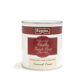 Rustins Chalky Finish Paint Kenwood - Cream 500ml