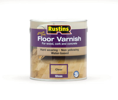 Rustins Floor Varnish Gloss - Clear 2.5ltr