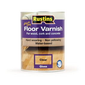 Rustins Floor Varnish Gloss - Clear 5ltr