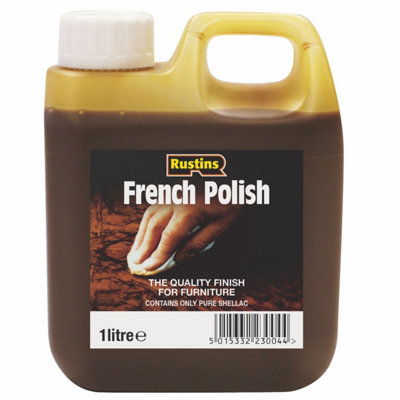 Rustins French Polish Pure Shellac Quality Finish for Furniture 1L