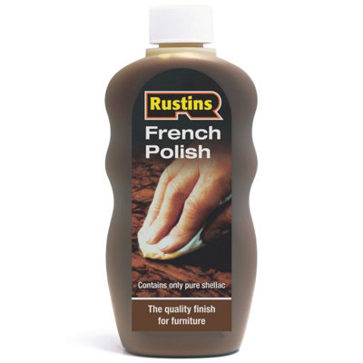 Rustins French Polish Pure Shellac Quality Finish for Furniture 300ml