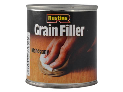 Rustins GRMA230 Grain Filler Mahogany 230g RUSGFM230G DIY at B&Q