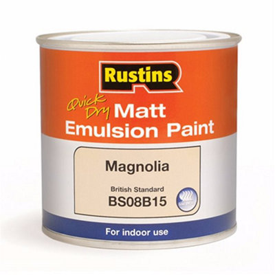 Rustins Matt Emulsion Paint - Magnolia 250ml | DIY at B&Q