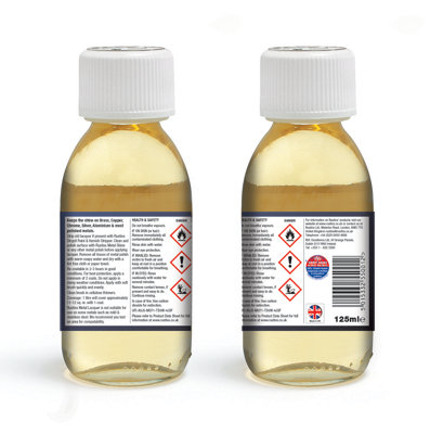 Rustins Metal Lacquer Clear 125ml Renovator for Metal UV Resistant