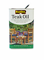 Rustins Original Teak Oil - 5ltr