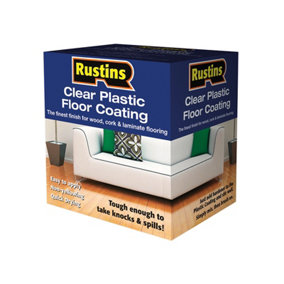 Rustins PCFK4000 Clear Plastic Floor Coating Kit Gloss 4 litre RUSPFCFK4L