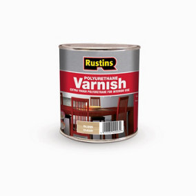 Rustins Polyurethane Varnish Gloss- Clear 500ml