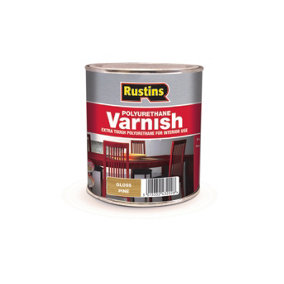 Rustins Polyurethane Varnish Gloss - Pine 250ml