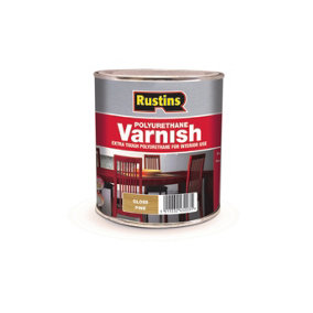 Rustins Polyurethane Varnish Gloss - Pine 500ml