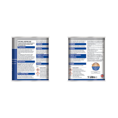 Rustins Polyurethane Varnish Walnut Satin 1L