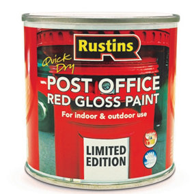 Rustins Post Office Red Paint - 250ml
