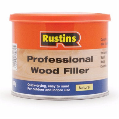 Rustins Professional Wood Filler Natural 250g