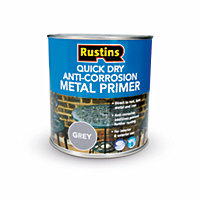 Rustins Q/Dry Anti Corrosive Metal Primer - Grey 1ltr