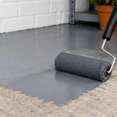 Rustins Quick Dry Floor Paint Grey 1L