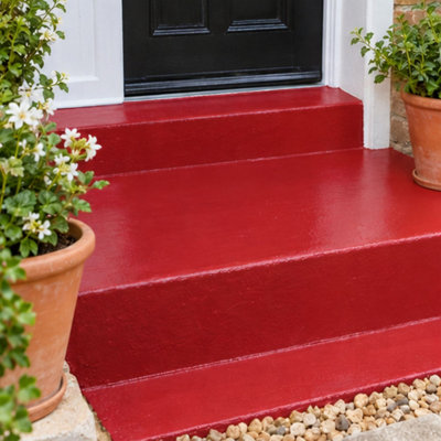 Rustins Quick Dry Floor Paint Red 1L