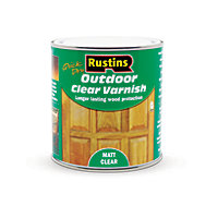 Rustins Quick Dry Outdoor Varnish Matt - Clear 1ltr