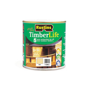 Rustins Quick Dry Timberlife - Clear 1ltr