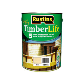 Rustins Quick Dry Timberlife - Clear 5ltr