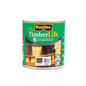 Rustins Quick Dry Timberlife - Dark Oak 1ltr